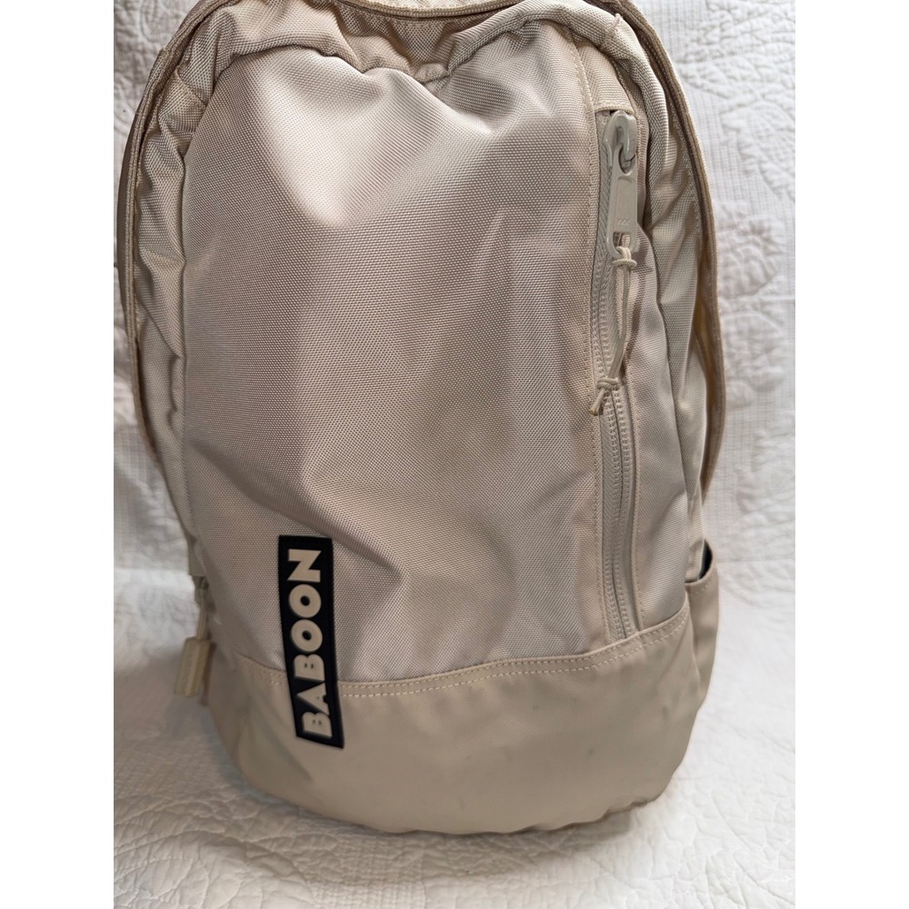 Baboon to the Moon Backpack Cream Sand Everyday Travel Bag